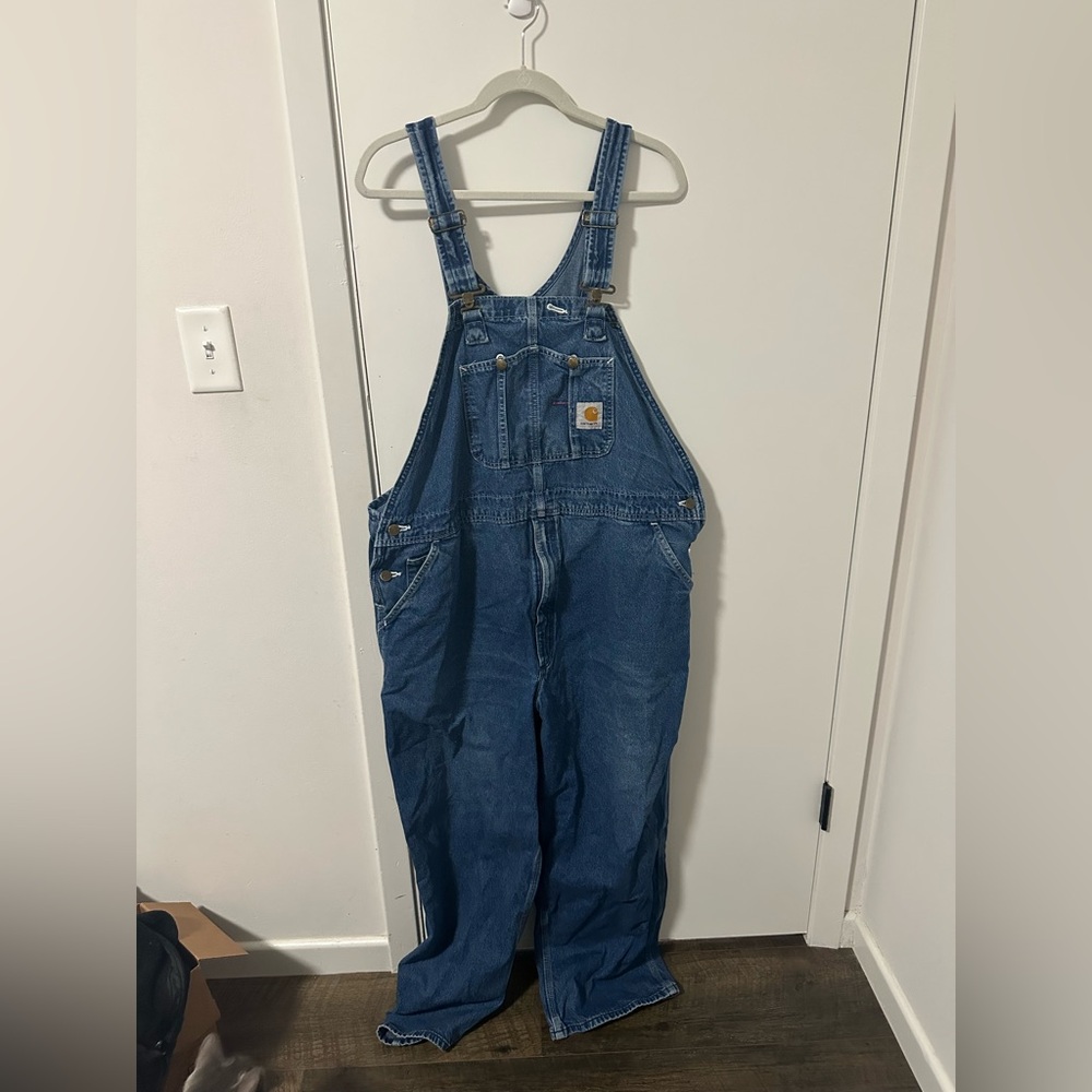 Carhartt Classic Blue Overalls 44x30